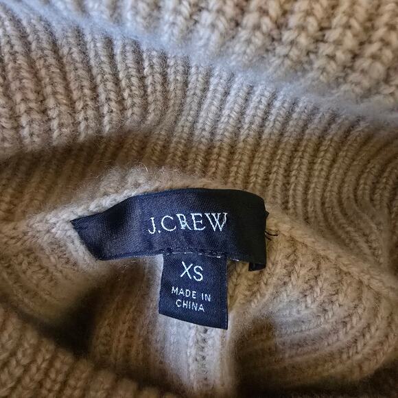 J. Crew Wool And Recycled Cashmere Relaxed Striped Turtleneck Sweater - Picture 6 of 11